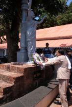 Hon'ble Governor visited Renovated Fort Aguada Jail Museum. Shri Michael Lobo, Hon'ble MLA was present on the occasion.