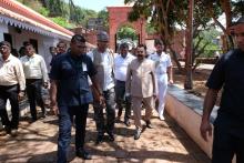 Hon'ble Governor visited Renovated Fort Aguada Jail Museum.  Shri Michael Lobo, Hon'ble MLA was present on the occasion.