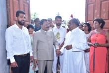 Hon'ble Governor Visited St. Andre Church, Santa Curca for prayers and blessings.