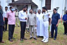 Hon'ble Governor Visited St. Andre Church, Santa Curca for prayers and blessings.