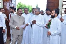 HON'BLE GOVERNOR VISITED PILAR SEMINARY MUSEUM, FR. AGNEL CHURCH.