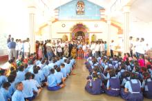 HON'BLE GOVERNOR VISITED SHREE MAULI TEMPLE, MENCUREM FOR DARSHAN AND PRAYERS.