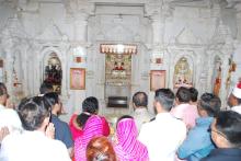 HON'BLE GOVERNOR VISITED SHREE DHARMANATH JAIN JINALAYA MANDIR AT CARREM, SOCORRO, PORVORIM.