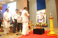 HON'BLE GOVERNOR ATTENDED AS A CHIEF GHUEST FOR ORATION OF FIRST DEATH ANNIVERSARY OF DR. MANJUNATH DESAI, CARDIOLOGIST.