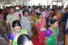 HON'BLE GOVERNOR VISITED AND INTERACTED WITH THE SARPANCHAS AND MEMBERS OF VP OF ADVALPAL, MULGAON,SAL,MENCUREM-DUMACEM, LATAMBARCEM, BICHOLIM AND DISBURSED FINANCIAL ASSISTANCE TO DIALYSIS/CANCER PATIENTS AT D'LILA HALL BICHOLIM.