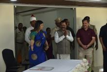 HON'BLE GOVERNOR INTERACTED WITH SARPANCHAS AND MEMBERS OF VILLAGE PANCHAYATS OF XELDEM AND ASSOLEM OF CURCHOREM CONSTITUENCY AND DISBURSED FINANCIAL AID TO THE DIALYSIS/CANCER PATIENTS.