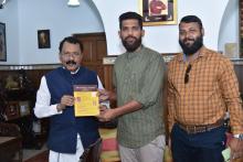 SHRI VIRESH BORKAR, MLA, ST. ANDRE CONSTITUENCY CALLED ON HON'BLE GOVERNOR AT RAJ BHAVAN.