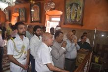 HON'BLE GOVERNOR VISITED SHREE DAMODAR SAL TEMPLE, MARGAO WHERE SHRI SWAMI VIVEKANAND HAD STAYED DURING HIS VISIT TO GOA.