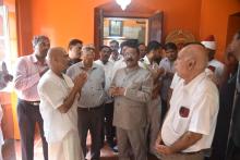 HON'BLE GOVERNOR VISITED SHREE DAMODAR SAL TEMPLE, MARGAO WHERE SHRI SWAMI VIVEKANAND HAD STAYED DURING HIS VISIT TO GOA.