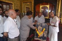 HON'BLE GOVERNOR VISITED SHREE DAMODAR SAL TEMPLE, MARGAO WHERE SHRI SWAMI VIVEKANAND HAD STAYED DURING HIS VISIT TO GOA.