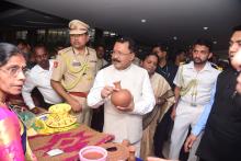 HON'BLE GOVERNOR VISITED AND INTERACTED WITH THE SARPANCHAS AND MEMBERS OF VP OF HARVALEM, CUDNEM, NAVELIM, PALE-COTOMBI, VELGUEM, AMONA, SURLA AND DISBURSED FINANCIAL ASSISTANCE TO DIALYSIS/CANCER PATIENTS AT RAVINDRA BHAVAN SANQUELIM.