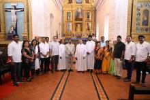 HON'BLE GOVERNOR VISITED OUR LADY OF PENHA DE FRANCE CHURCH FOR PRAYERS AND BLESSINGS.