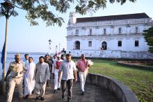 HON'BLE GOVERNOR VISITED OUR LADY OF PENHA DE FRANCE CHURCH FOR PRAYERS AND BLESSINGS.