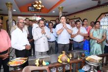 HON'BLE GOVERNOR VISITED SHRI VETAL MAHA RUDRA MANDIR AT SOCORRO FOR PRAYERS AND DARSHAN.