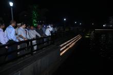 HON'BLE GOVERNOR VISITED WRD TANK AND BIO-METHANATION GARDEN.