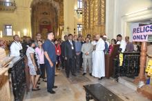 HON'BLE GOVERNOR VISITED ST. FRANCIS XAVIER CHURCH FOR NOVENA AT OLD GOA.