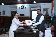 SMT DELILAH LOBO, MLA SIOLIM CONSTITUENCY CALLED ON HON'BLE GOVERNOR AT RAJ BHAVAN