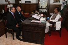 ADV. CARLOS ALVARES FERREIRA, MLA ALDONA CALLED ON HON'BLE GOVERNOR AT RAJ BHAVAN.