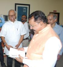 Hon'ble Governor visited Book Exhibition of Konkani Writer & Jnanpith Awardee, Shri Damodar Mauzo at Goa International Centre,Dona Paula. 