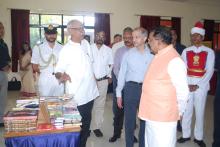 Hon'ble Governor visited Book Exhibition of Konkani Writer & Jnanpith Awardee, Shri Damodar Mauzo at Goa International Centre,Dona Paula. 