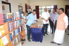 Hon'ble Governor visited Book Exhibition of Konkani Writer & Jnanpith Awardee, Shri Damodar Mauzo at Goa International Centre,Dona Paula. 