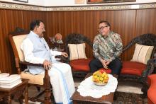 MR. AGUS P SAPTONO, CONSUL GENERAL OF INDONESIA WAS CALLED ON HON'BLE GOVERNOR AT RAJ BHAVAN