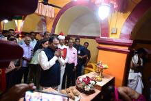 HON'BLE GOVERNOR VISITED BHUMIKA TEMPLE AT PARYE.