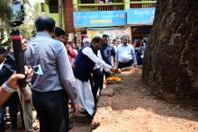 HON'BLE GOVERNOR VISITED OLD QUEPEM POLICE STATION AREA AT OLD BAOBAB TREE.