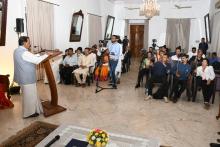 HON'BLE GOVERNOR HELD PHD FUNCTION AT OLD DURBAR HALL.