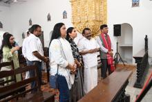 DR. MANSHUK MANDAVIYA AND SPOUSE, HON'BLE UNION MINISTER FOR HEALTH & FAMILY WELFARE AND CHEMICAL & FERTILIZERS, GOVT. OF INDIA AND DR. BHARATI PAWAR AND SPOUSE, HON'BLE MOS FOR HEALTH AND WELFARE WAS CALLED ON HON'BLE GOVERNOR AT RAJ BHAVAN.