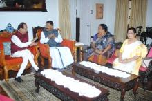 PROF. JAGDISH MUKHI & SPOUSE, FORMER GOVERNOR OF ASSAM VISITED RAJ BHAVAN.