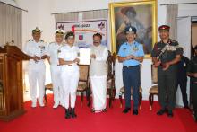 HON'BLE GOVERNOR ATTENDED AS A CHIEF GUEST FOR NCC CADETS FELICITATION FUNCTION AT RAJ BHAVAN.