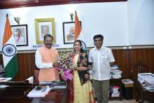 DR. BHARATI PRAVIN PAWAR, HON'BLE UNION MINISTER OF STATE FOR HEALTH AND FAMILY WELFARE VISITED RAJ BHAVAN.