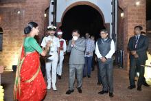 HON'BLE GOVERNOR ATTENDED RATRI BHOJ AND CULTURAL PROGRAMME AS PART OF G20 2ND MEETING OF HEALTH WORKING GROUP 2023 AT FORT AGUADA CAMPUS.