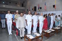 HON'BLE GOVERNOR ATTENDED AS A CHIEF GUEST FOR VALEDICTORY FUNCTION AT NAVAL WAR COLLEGE.