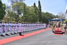 HON'BLE GOVERNOR ATTENDED AS A CHIEF GUEST FOR VALEDICTORY FUNCTION AT NAVAL WAR COLLEGE.