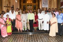 Hon'ble Governor alongwith visited First Lady St.Bartholomew's Church and Christ Ray Cross, Chorao