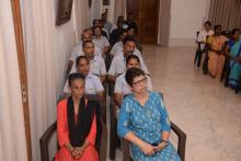 Hon'ble Governor along with First Lady, Smt. Reetha Sreedharan & Secretary to Governor, Shri. M.R.M. Rao, IAS, celebrated Goa Statehood Day at Raj Bhavana.