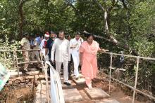 Hon'ble Governor alongwith First Lady visited Dr.Salim Ali Bird Sanctuary, Chorao