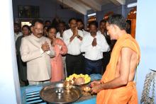 Hon'ble Governor alongwith First Lady visited Devaki Krishna Temple, Chorao