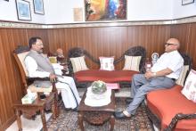 Shri. Digamber Kamat, Hon'ble MLA called on Hon'ble Governor at Raj Bhavan