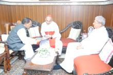 His Eminence Felip Neri Cardinal Ferrao called on Hon'ble Governor at Raj Bhavan