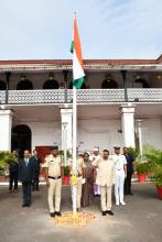 Hon'ble Governor Flag Hoisted at Raj Bhavan on Independence Day  