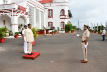 Hon'ble Governor Flag Hoisted at Raj Bhavan on Independence Day  