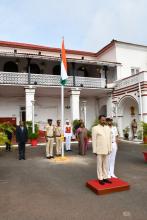 Hon'ble Governor Flag Hoisted at Raj Bhavan on Independence Day  