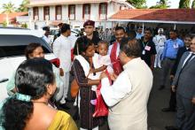 Arrival at Raj Bhavan