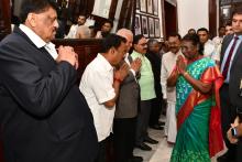 The Banquet hosted in honour of the Hon’ble President of India, Smt. Droupadi Murmu at Raj Bhavan.