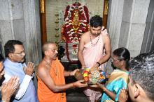 Hon'ble Governor visited Mahalasa Narayani Temple along with Hon'ble President of India