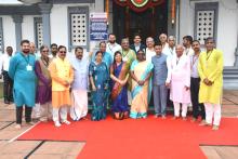 Hon'ble Governor visited Mahalasa Narayani Temple along with Hon'ble President of India