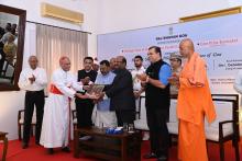 Hon'ble Governor, West Bengal, C.V. Ananda Bose & Hon'ble Chief Minister, Dr. Pramod Sawant attended the release books written by Hon'ble Governor of Goa, Shri. PS Sreedharan Pillai  